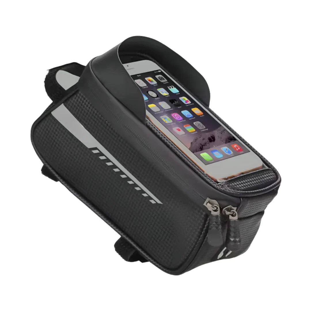 Bike Handlebar Bag Touchscreen Phone Window & Water-Repellent