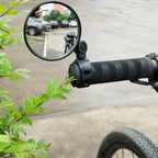 Bike Handlebar Mirror 360° Adjustable Glass & Universal Fit