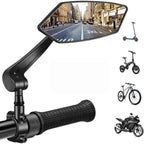 Bike Handlebar Mirror Pair Wide-Angle HD