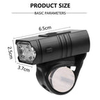 Bike Headlight & Taillight Set 1000 Lumen USB Rechargeable
