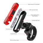 Bike Headlight & Taillight Set 1000 Lumen USB Rechargeable