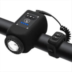 Bike Horn & Light 110dB Alarm Rechargeable Remote Control