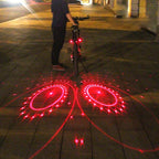 Bike Laser Light Lane Projection Rechargeable 8-Hour Battery