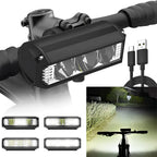 Bike Light Multi-Mode USB-C Rechargeable Quick-Attach Mount