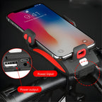 Bike Light Phone Mount Power Bank & Horn