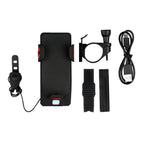 Bike Light Phone Mount Power Bank & Horn