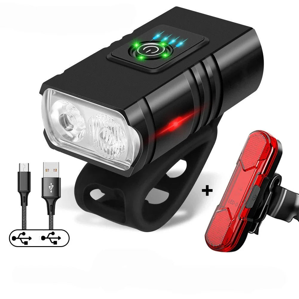 Bike Light Set 1000 Lumens USB Rechargeable
