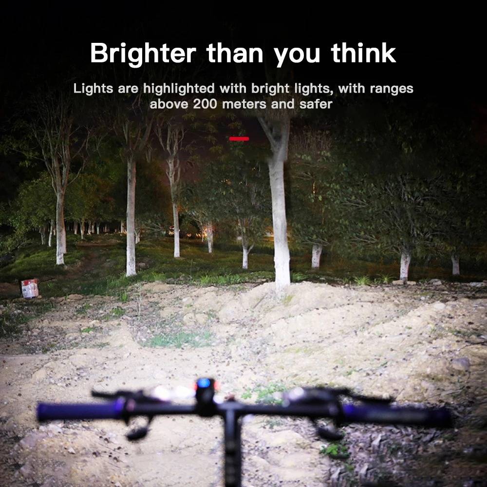 Bike Light Set 1000 Lumens USB Rechargeable