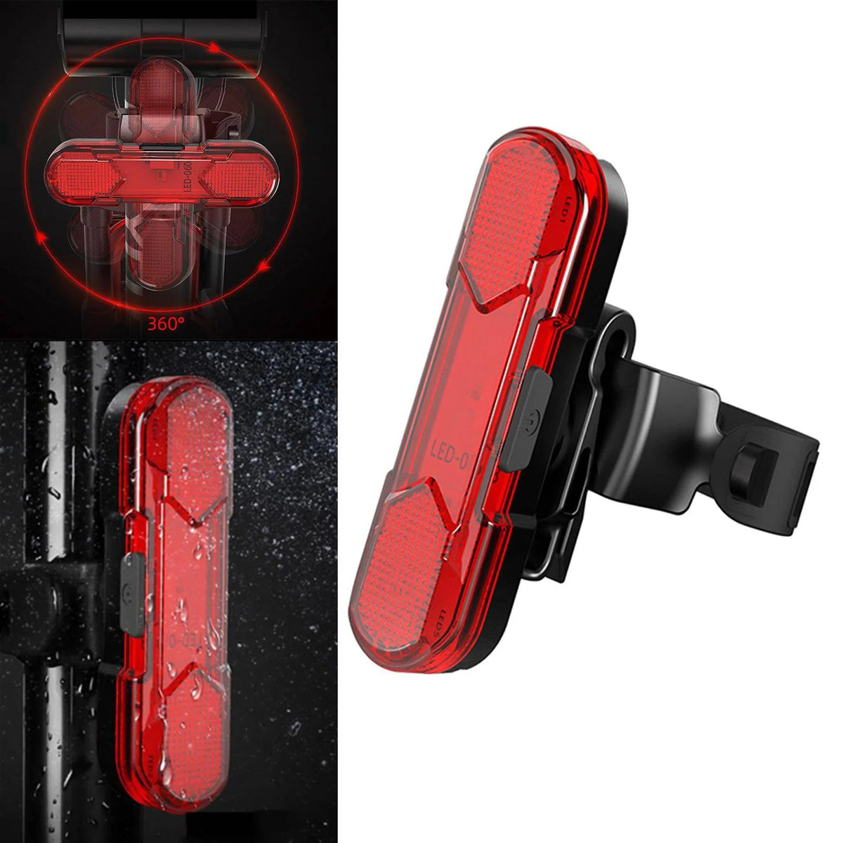 Bike Light Set 1000 Lumens USB Rechargeable