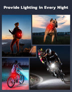 Bike Light Set Front & Rear Ultra Slim USB Rechargeable