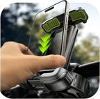 Bike Phone Mount Four-Corner Grip & 360° Lockable Rotation