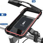 Bike Phone Mount Waterproof 15W Wireless Charging