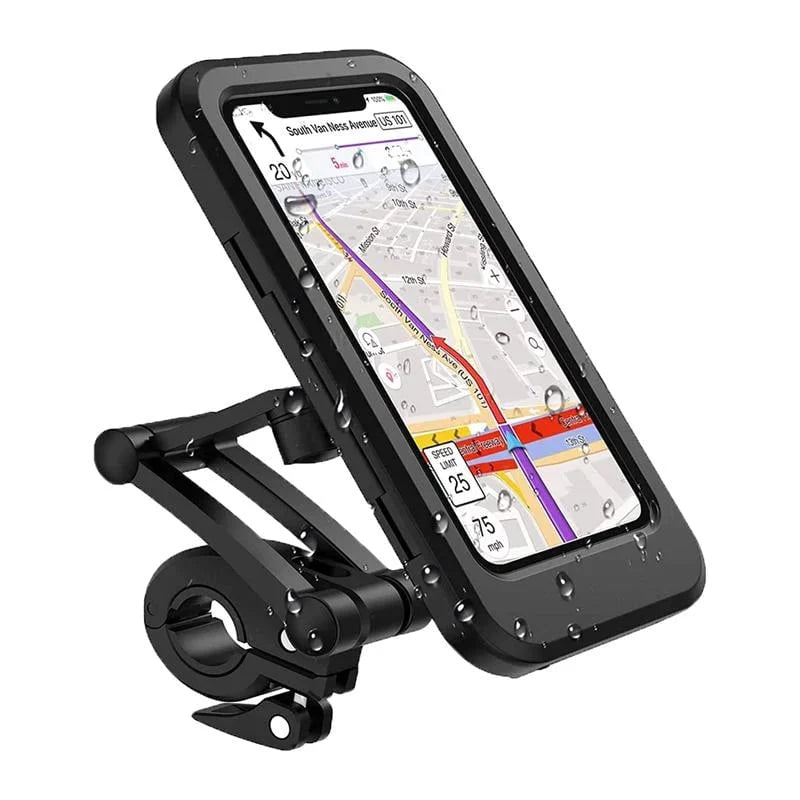 Bike Phone Mount Waterproof 15W Wireless Charging