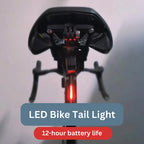 Bike Rear Light 40 Lumens Compact Weather-Resistant
