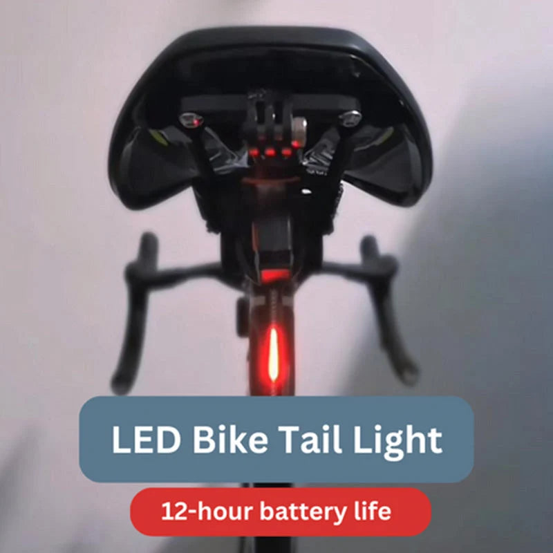 Bike Rear Light 40 Lumens Compact Weather-Resistant