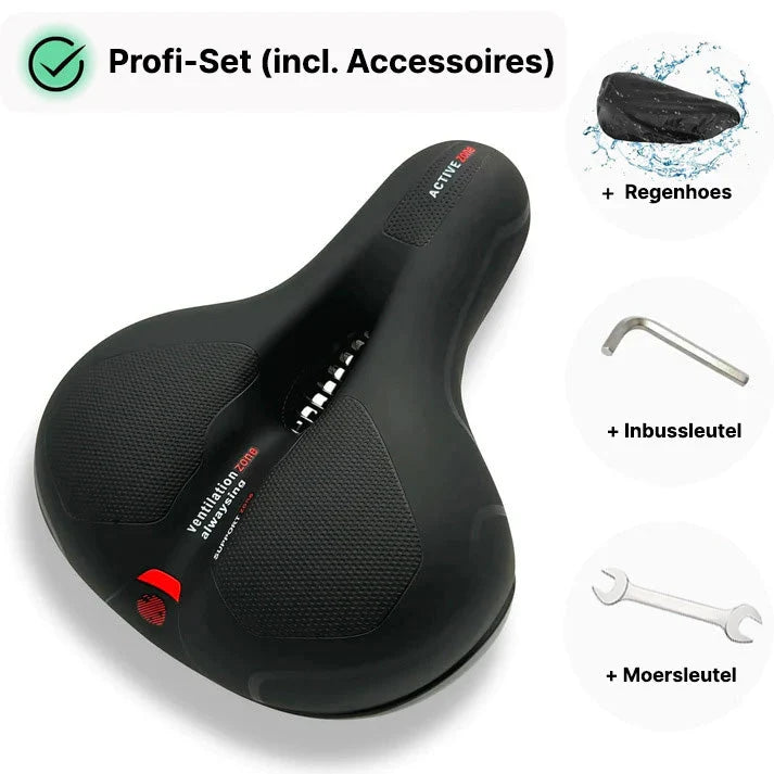 Bike Saddle Ergonomic Gel & Foam Anatomical Cutout