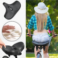 Bike Saddle Ergonomic Memory Foam Ventilated Dual Springs