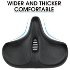 Bike Saddle Ergonomic Memory Foam Ventilated Dual Springs