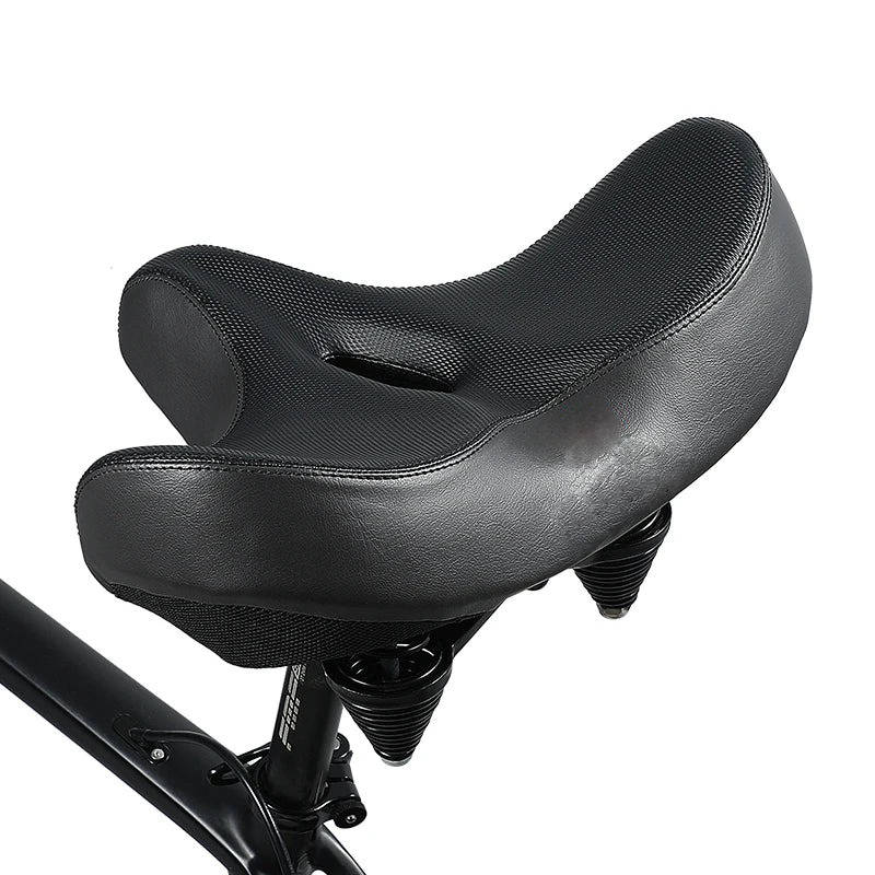 Bike Saddle Ergonomic Memory Foam Ventilated Dual Springs