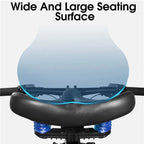 Bike Saddle Ergonomic Memory Foam Ventilated Dual Springs