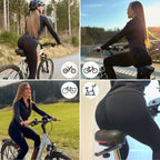 Bike Saddle Ergonomic Shock-Absorbing Rear Reflector