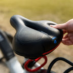 Bike Saddle Ergonomic Shock-Absorbing Rear Reflector