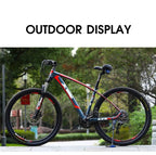 Bike Saddle Memory Foam Ventilated Dual Spring Shock Absorption