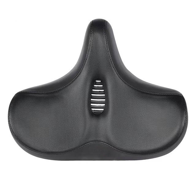Bike Saddle Memory Foam Ventilated Dual Spring Shock Absorption