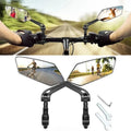 Bike & Scooter Mirror Set 360° Adjustable HD Glass