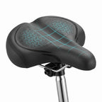 Bike Seat Cushion Wide Memory Foam Gel Dual Springs