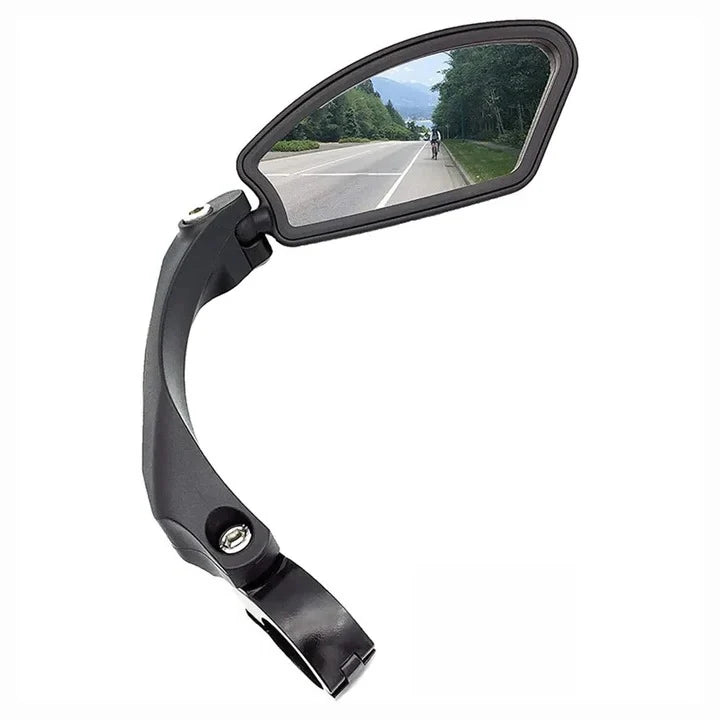 Bike Side Mirrors HD Flat Glass Foldable 360-Degree Rotation