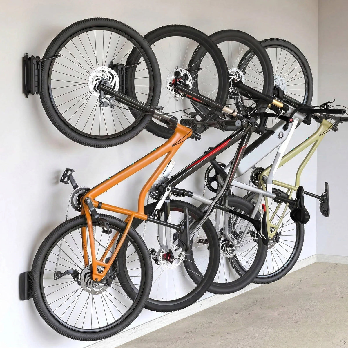 Bike Wall Mount Heavy-Duty Steel 66 Lb Capacity