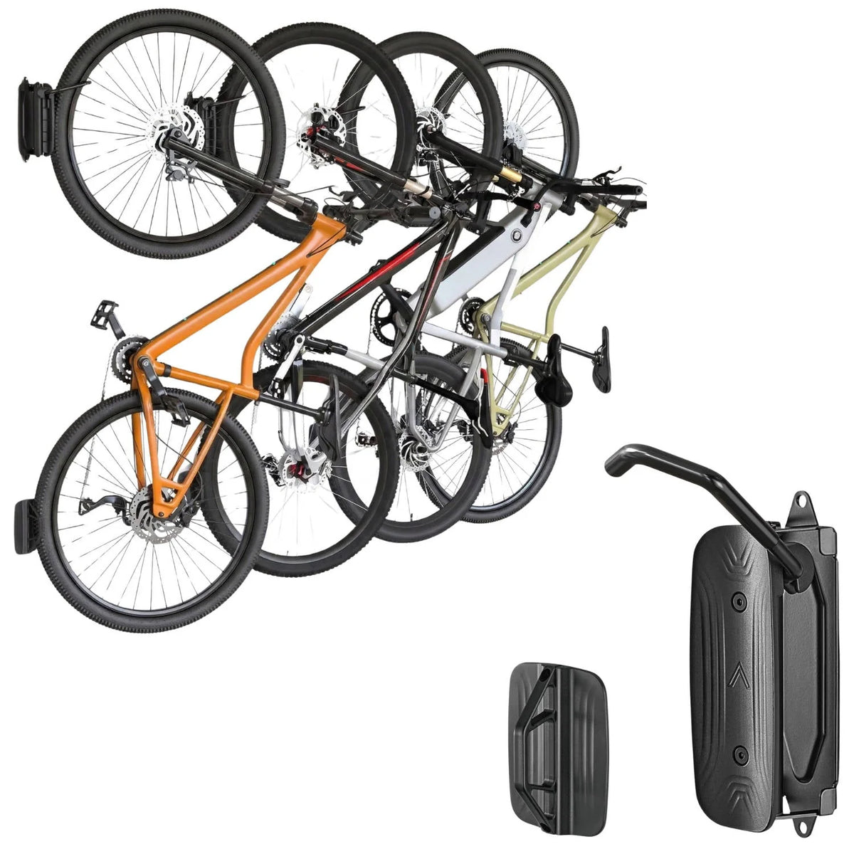 Bike Wall Mount Heavy-Duty Steel 66 Lb Capacity