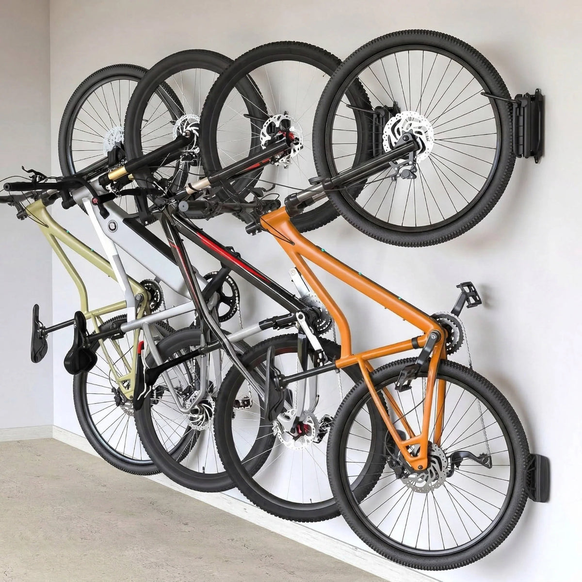Bike Wall Mount Vertical Swivel 66 lb Capacity