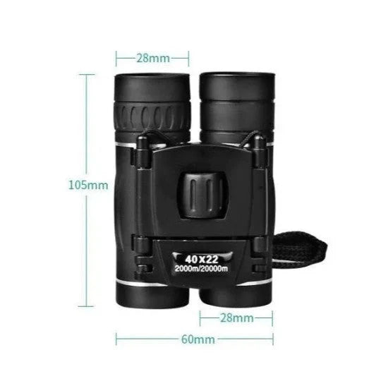 Binoculars 40x Magnification Compact Crystal Clear Optics