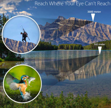 Binoculars 8X HD Optics & Night Vision Weatherproof