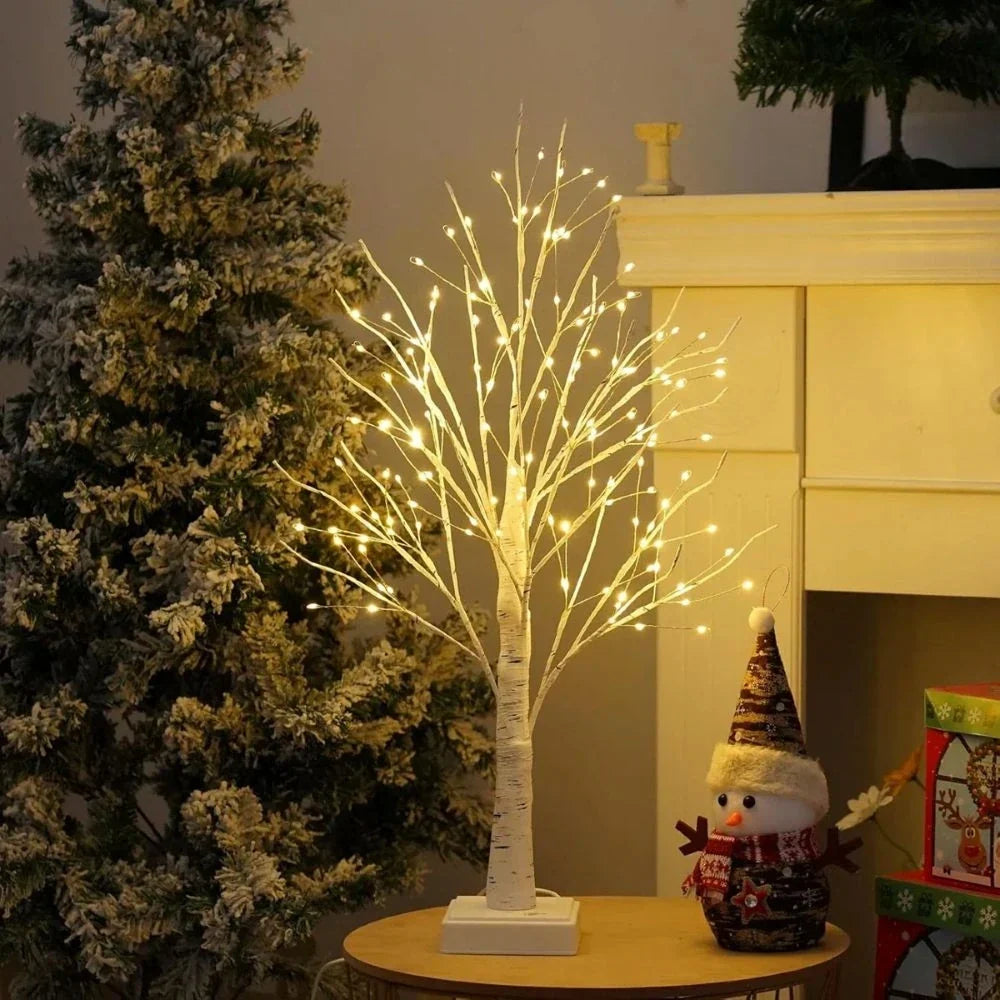 Birch Tree Light Realistic Finish Cordless Warm White LEDs