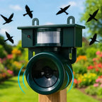 Bird Deterrent Motion-Activated Adjustable Sensitivity & Volume