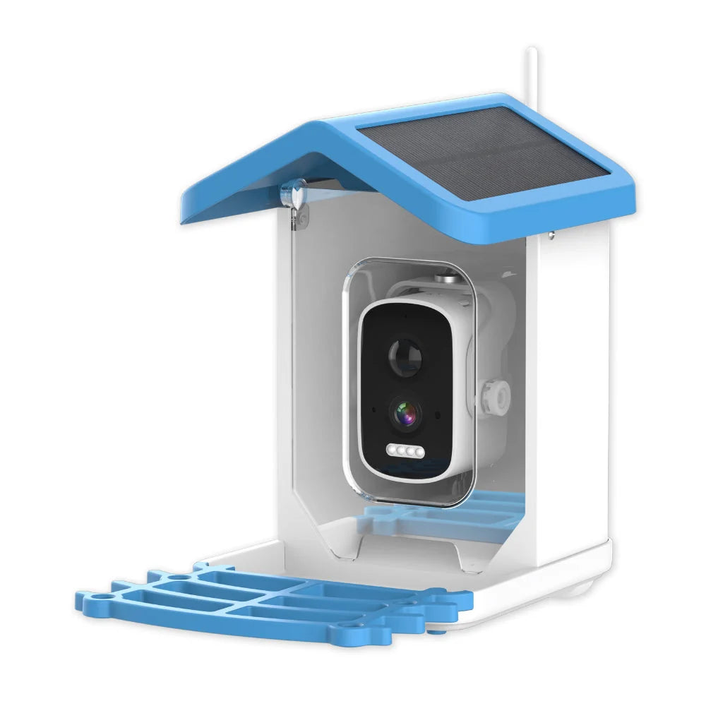 Bird Feeder Camera Solar-Powered 1080p HD App Access