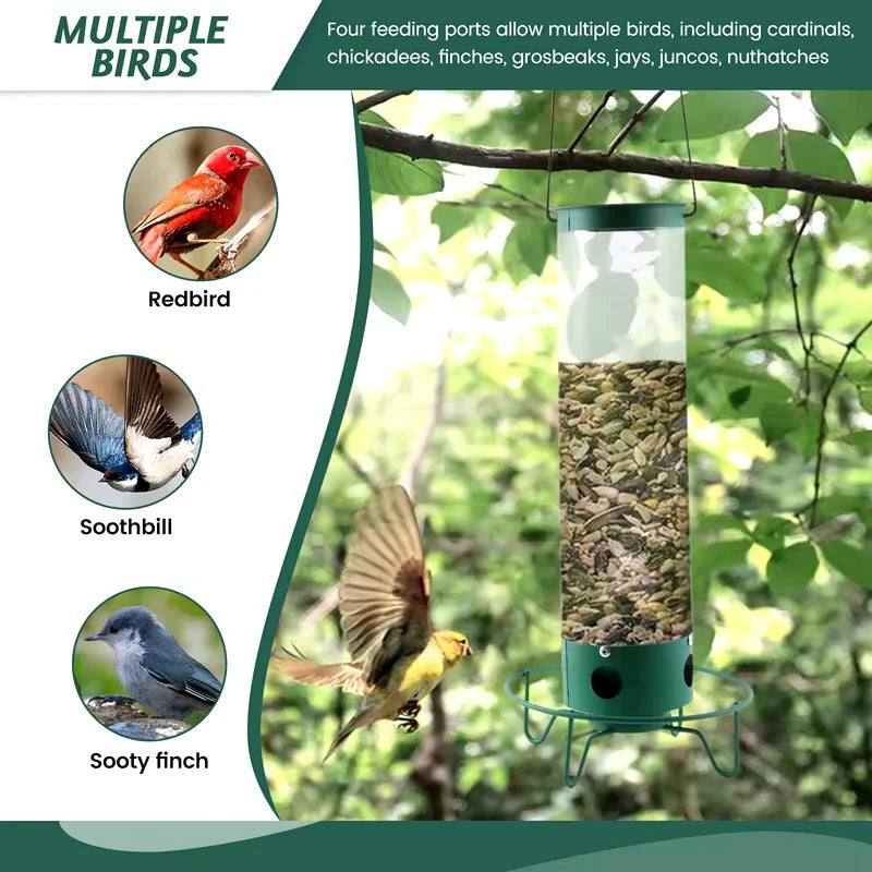 Bird Feeder Squirrel-Proof Hanging 5 lb Capacity