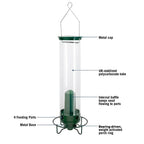 Bird Feeder Squirrel-Proof Rotating Perch 50 cm Tube