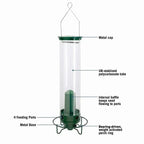 Bird Feeder Station Weight-Activated Perch Large Reservoir