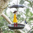 Bird Feeder Weather-Resistant Metal & Large Easy-Access Opening
