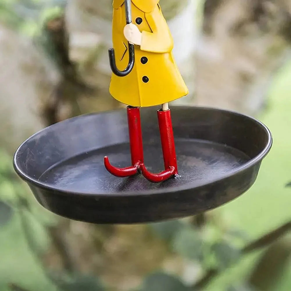 Bird Feeder Weather-Resistant Metal & Large Easy-Access Opening