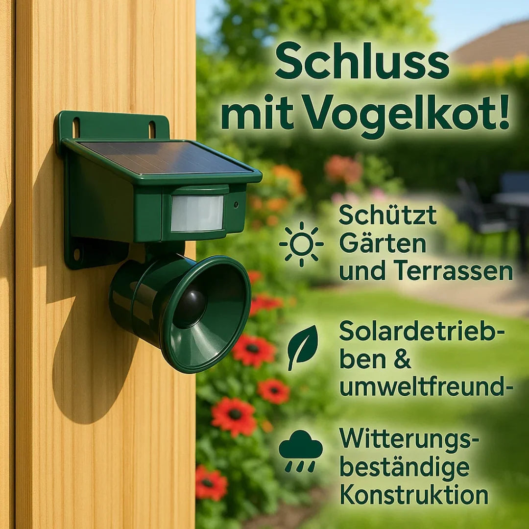 Bird Repellent Solar Motion Sensor Predator Sounds