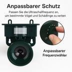 Bird Repellent Solar Motion Sensor Predator Sounds