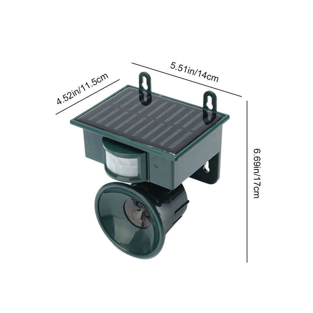 Bird Repeller Motion-Activated Ultrasonic Weather-Resistant