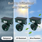 Bird Repeller Motion-Activated Ultrasonic Weather-Resistant