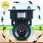 Bird Repeller Motion-Activated Ultrasonic Weather-Resistant