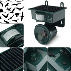 Bird Repeller Solar-Powered Motion Sensor Natural Sounds